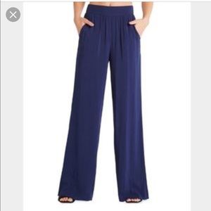Navy BCBGENERATION high waist wide leg pants